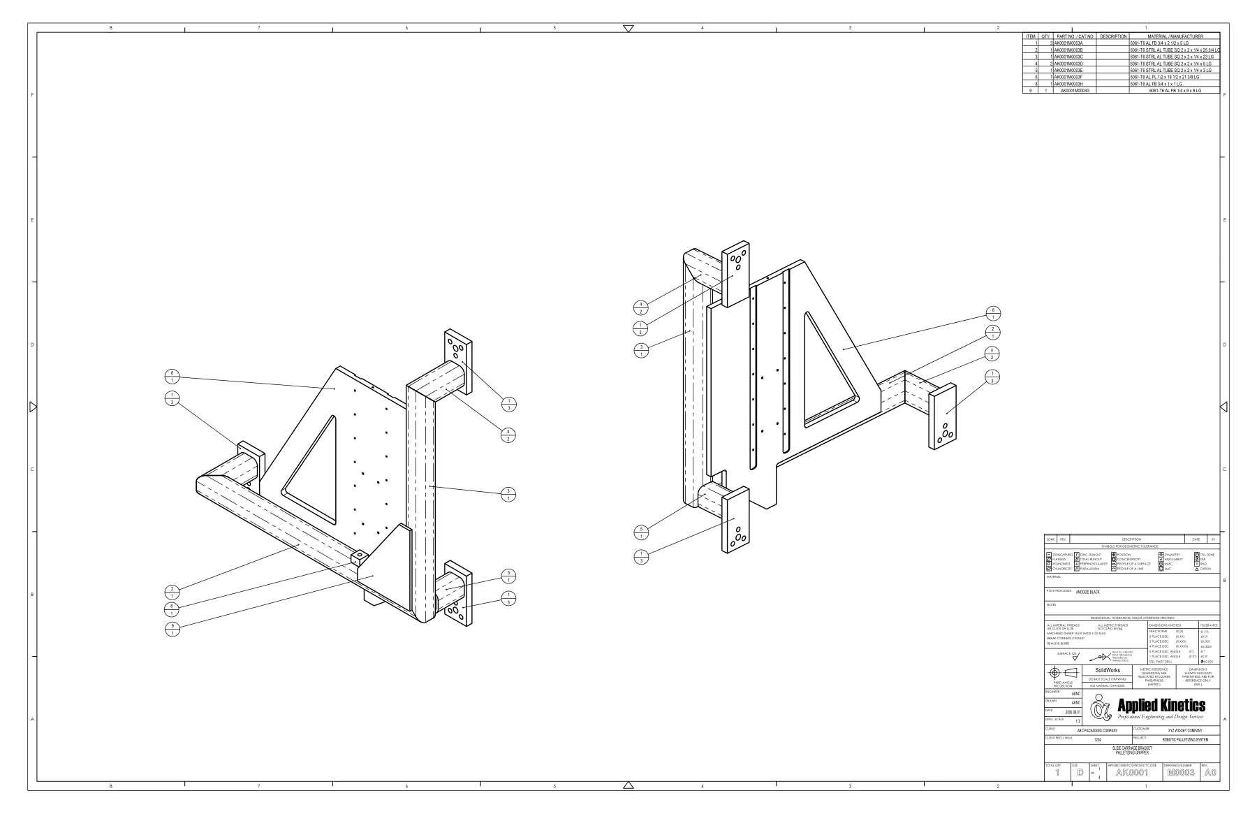 Applied Kinetics mechanical drawing original English PDF page 1