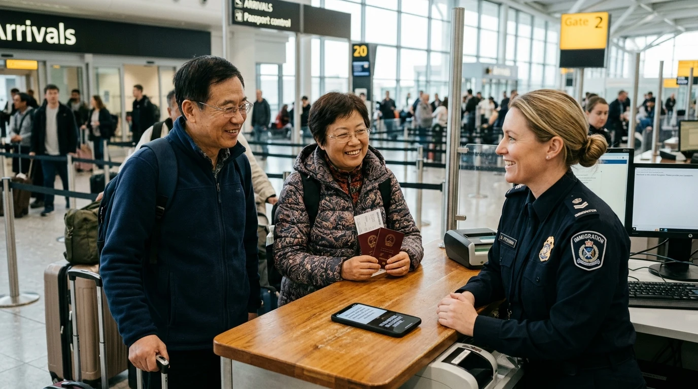 Practical guide to traveling abroad with elderly parents using face-to-face split-screen translation